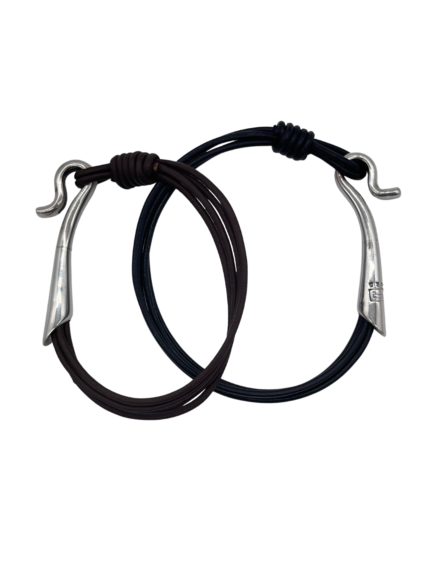 Hook & Leather Bracelet