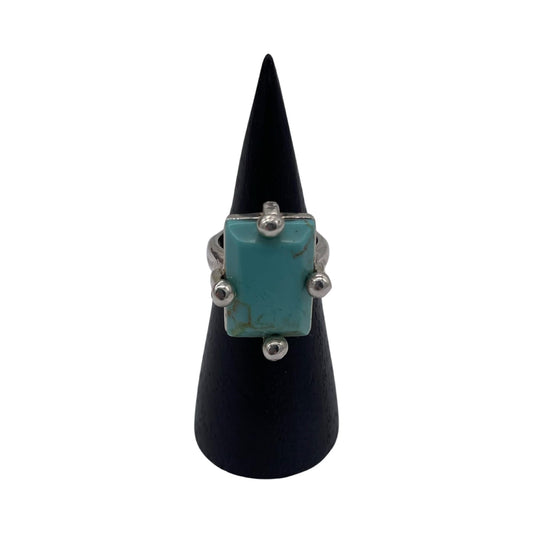Pat Areias Turquoise Sterling Silver Ring R71