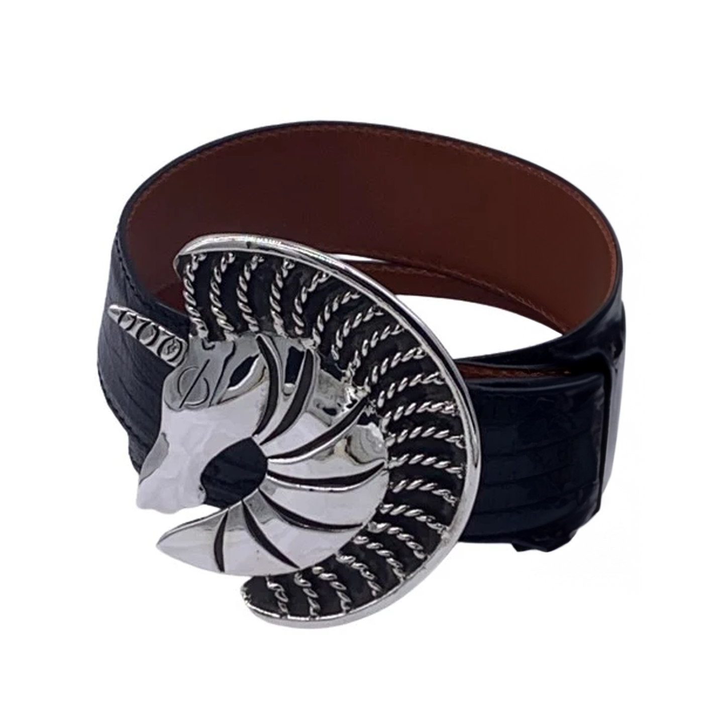 Pat Areias Sterling Silver Unicorn Buckle M603