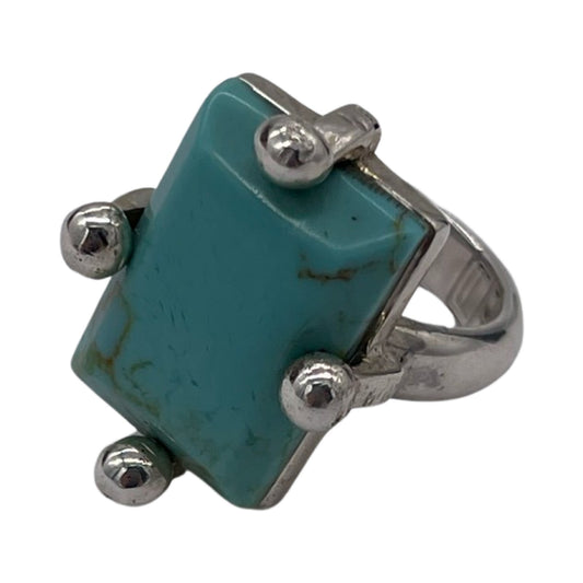 Pat Areias Turquoise Sterling Silver Ring R71