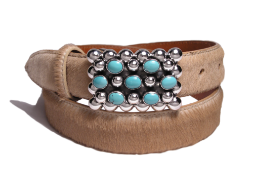 Pat Areias Sterling Silver Half Ball Buckle M211