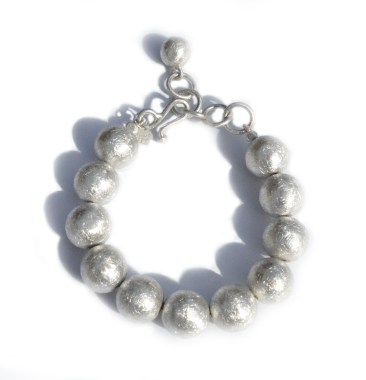 Satin Ball Bracelet