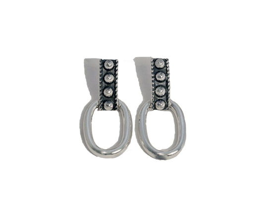 Bar Hoop Earrings