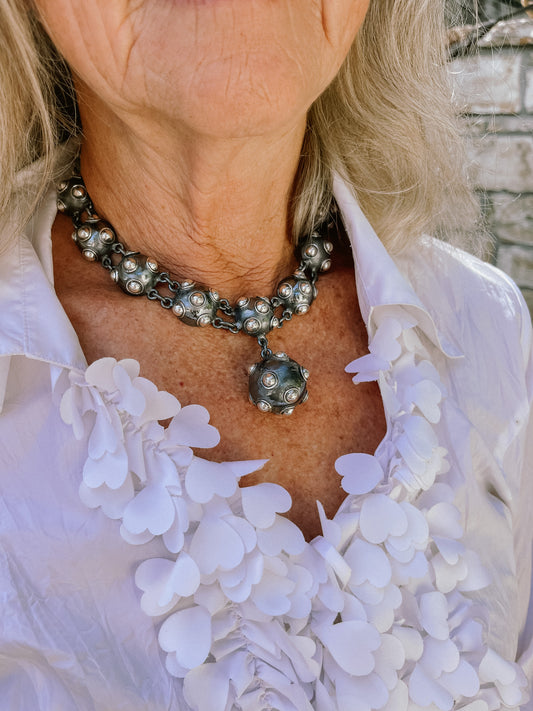 Pat Areias Sterling Silver Necklace N1149