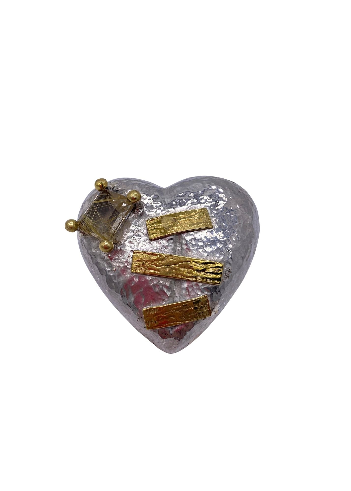 Pat Areias Sterling Silver "Broken Heart" Buckle M4402