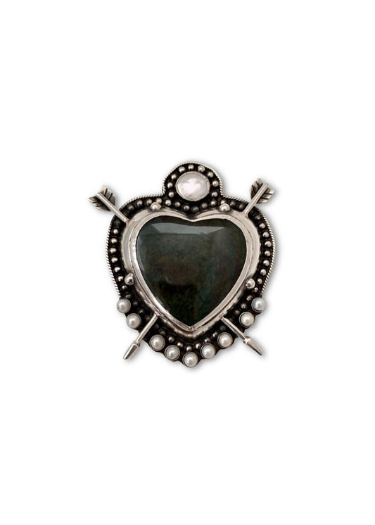 Pat Areias Turquise Heart with Arrows M575ST