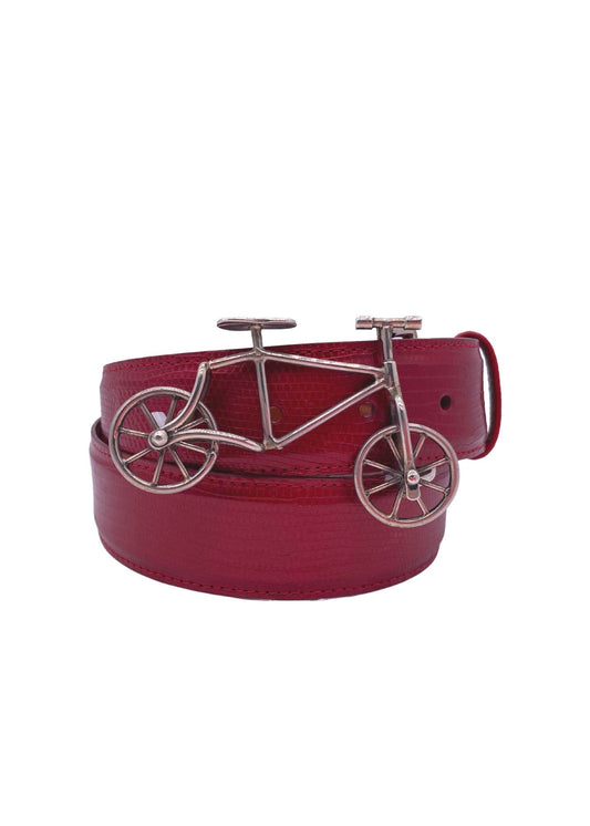 Pat Areias Sterling Silver Bike Belt Buckle M7022