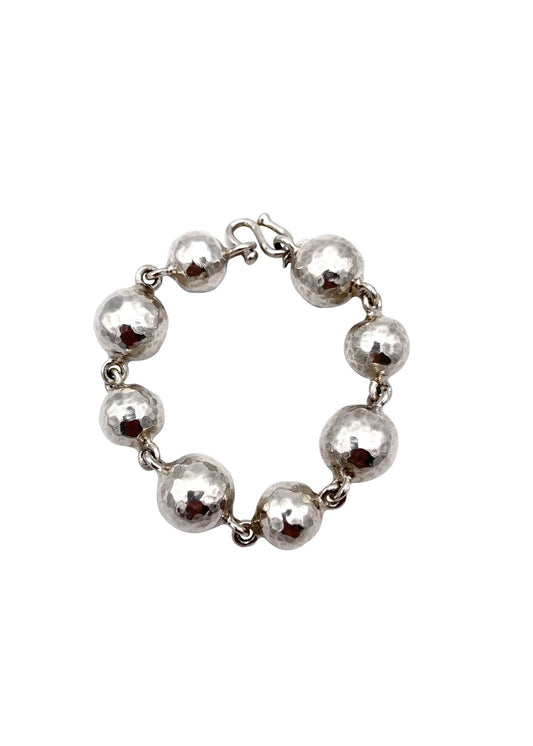 Hammered Ball Bracelet BR114
