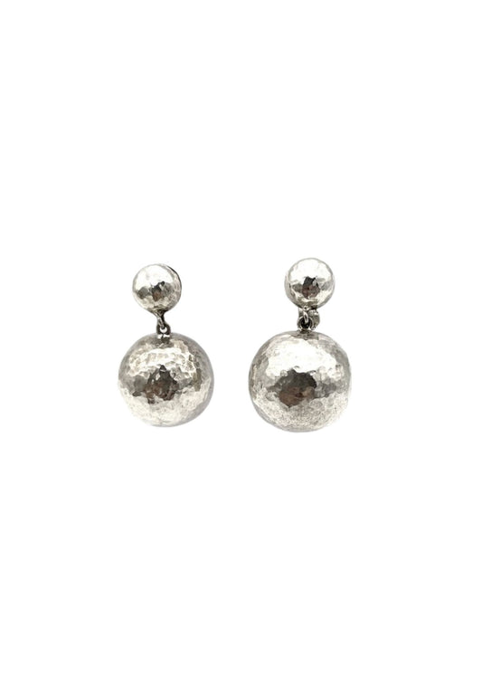 Hammered Ball Earrings