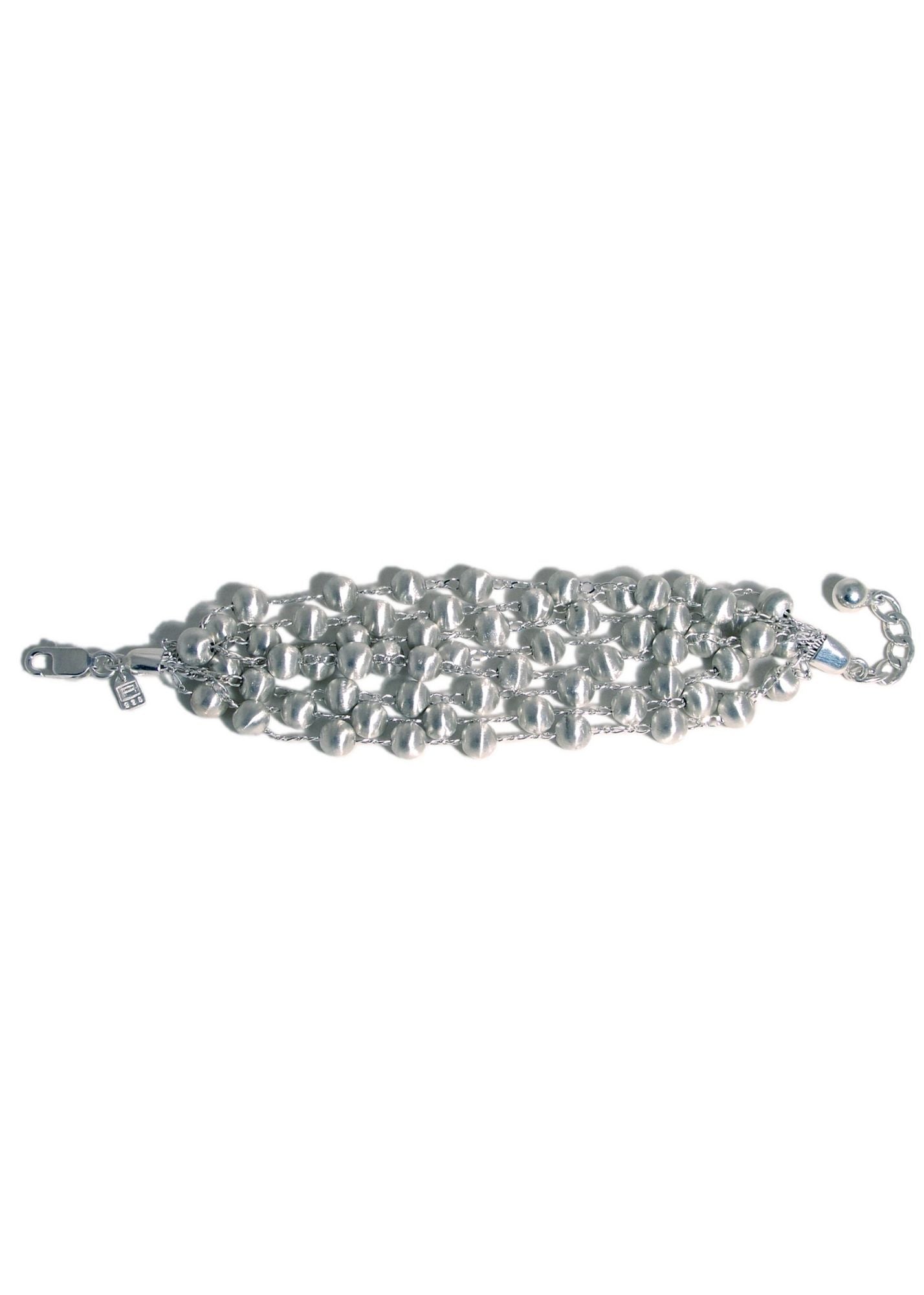 Silver Pearls Bracelet
