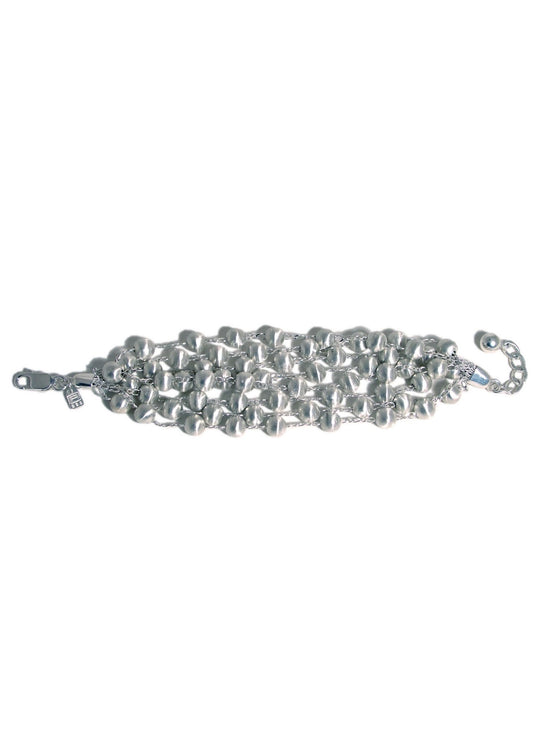 Silver Pearls Bracelet