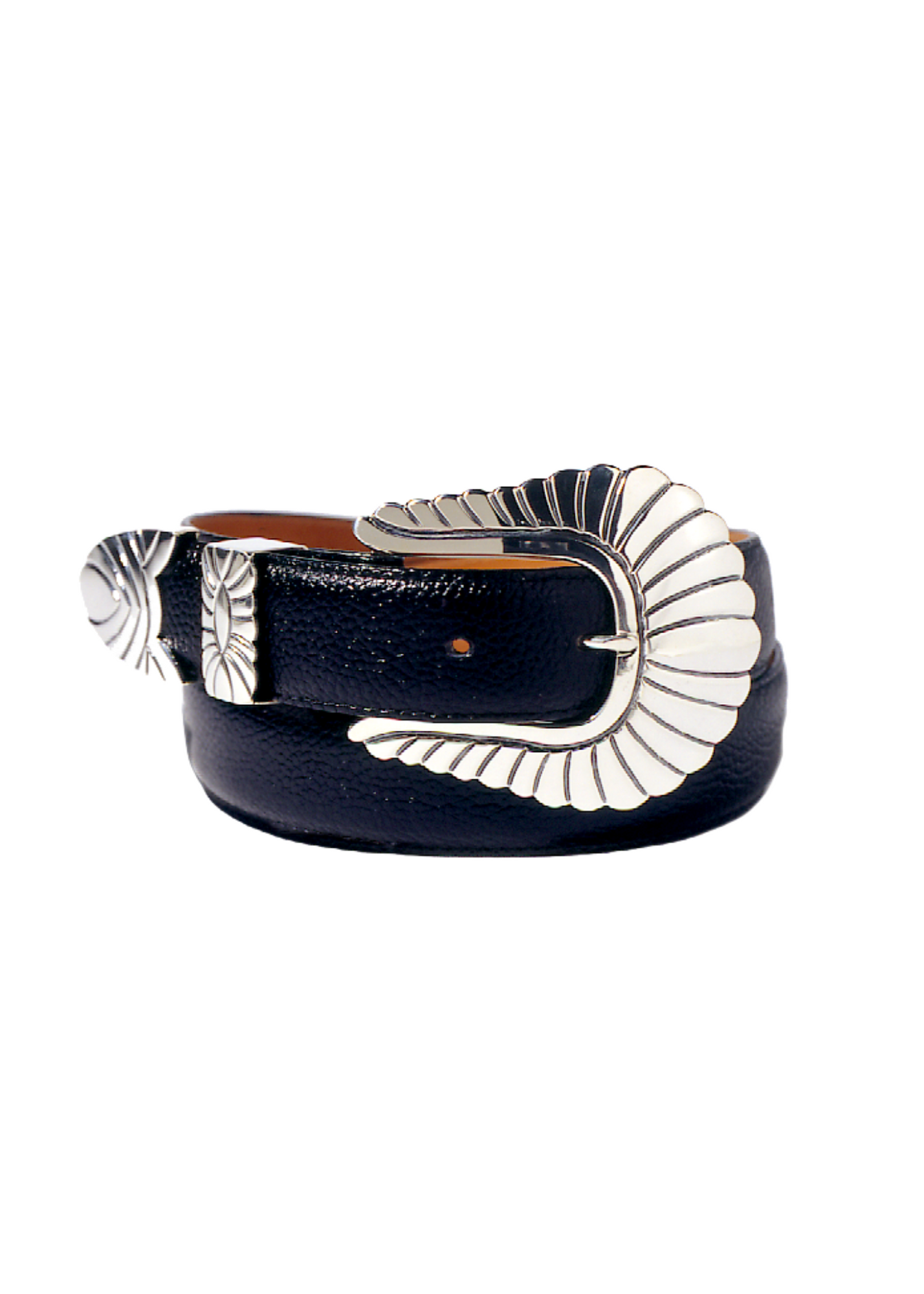 Pat Areias Sterling Silver Southwestern Belt Buckle B09