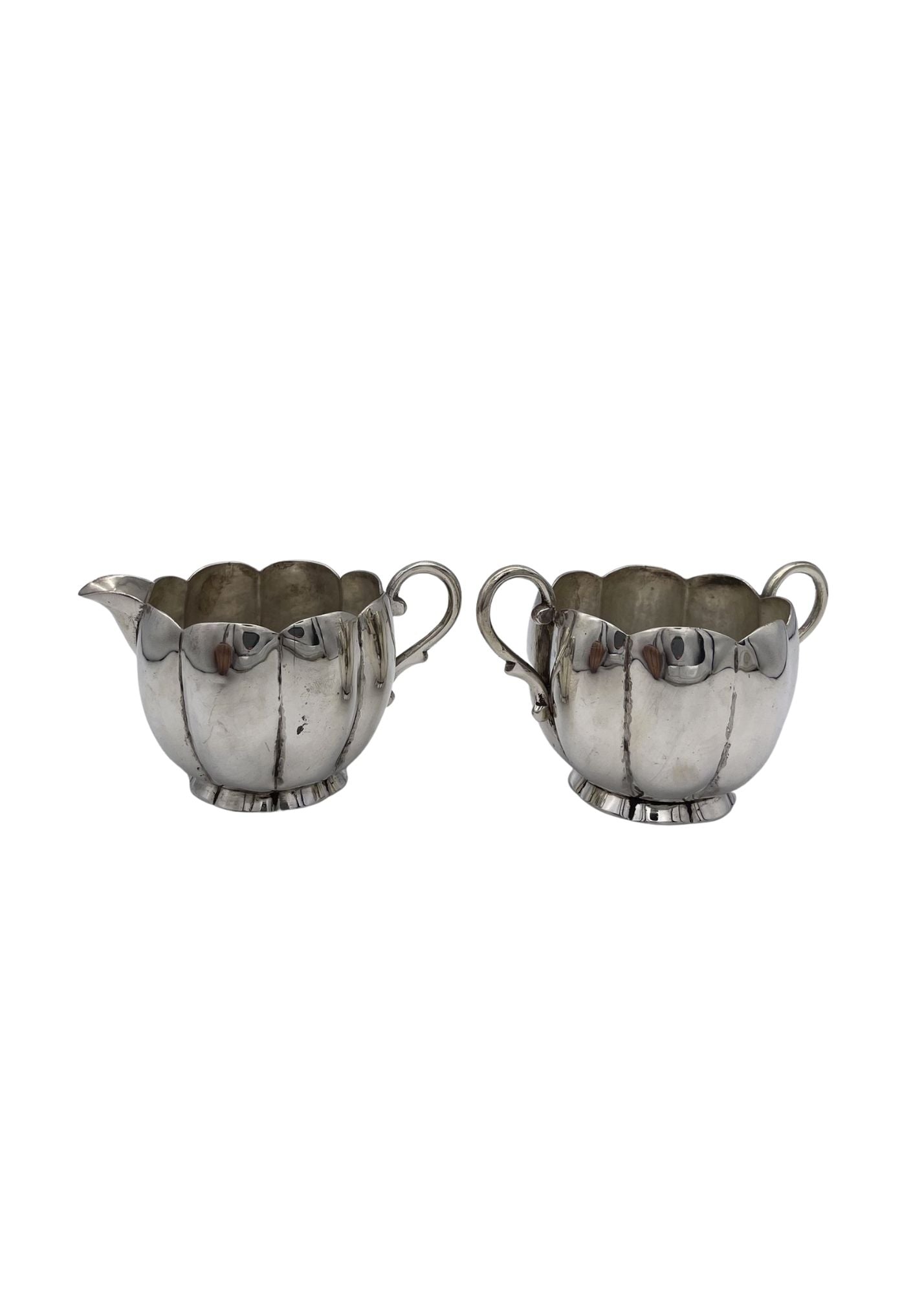 Pat Areias Hand Forged Sugar and Creamer Set SAN01
