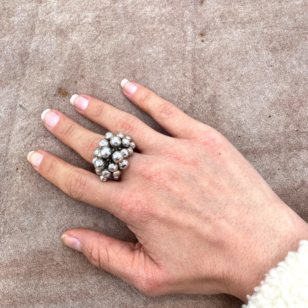 Pat Areias Sterling Silver Jingle Jangle Ring R172