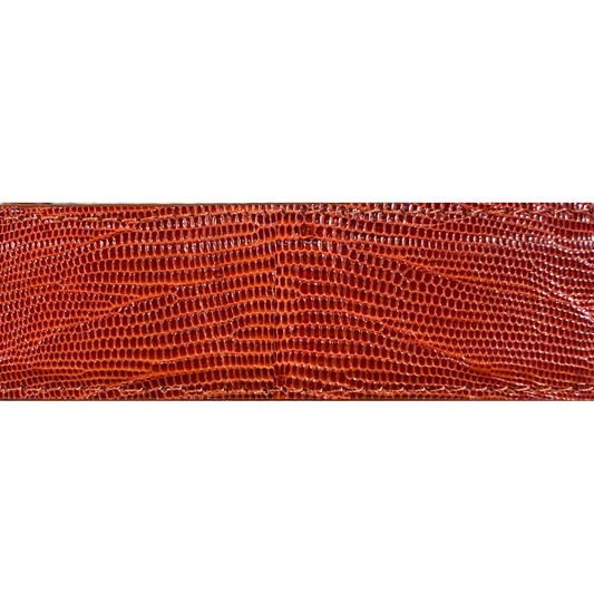 Cognac Lizard Belt Strap