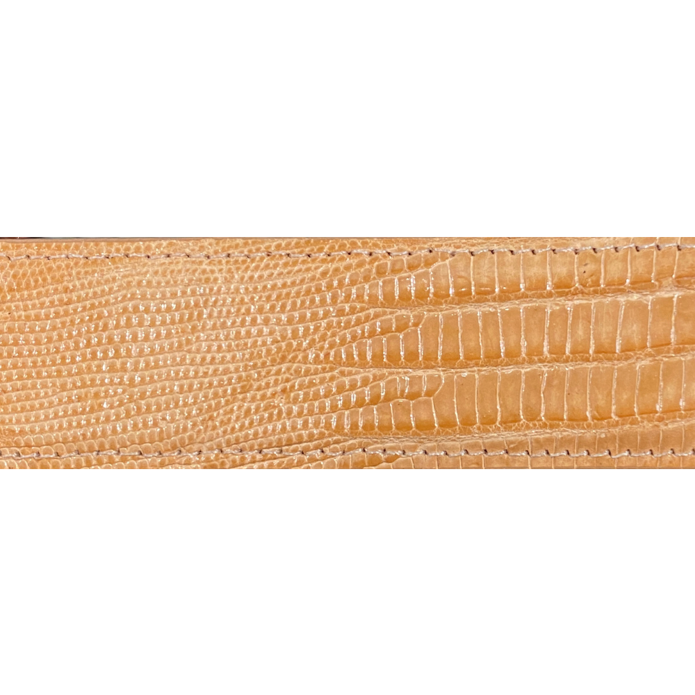 Tan Lizard Belt Strap
