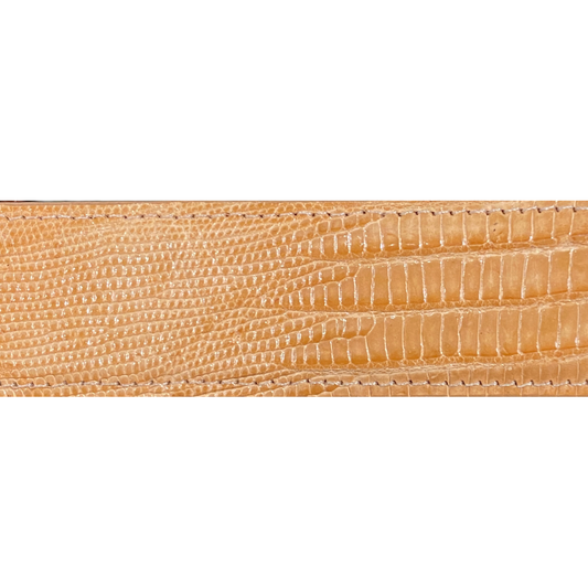 Tan Lizard Belt Strap
