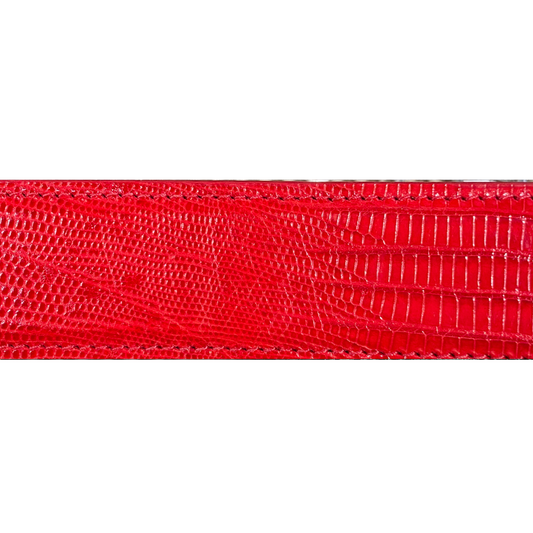 Red Lizard Belt Strap
