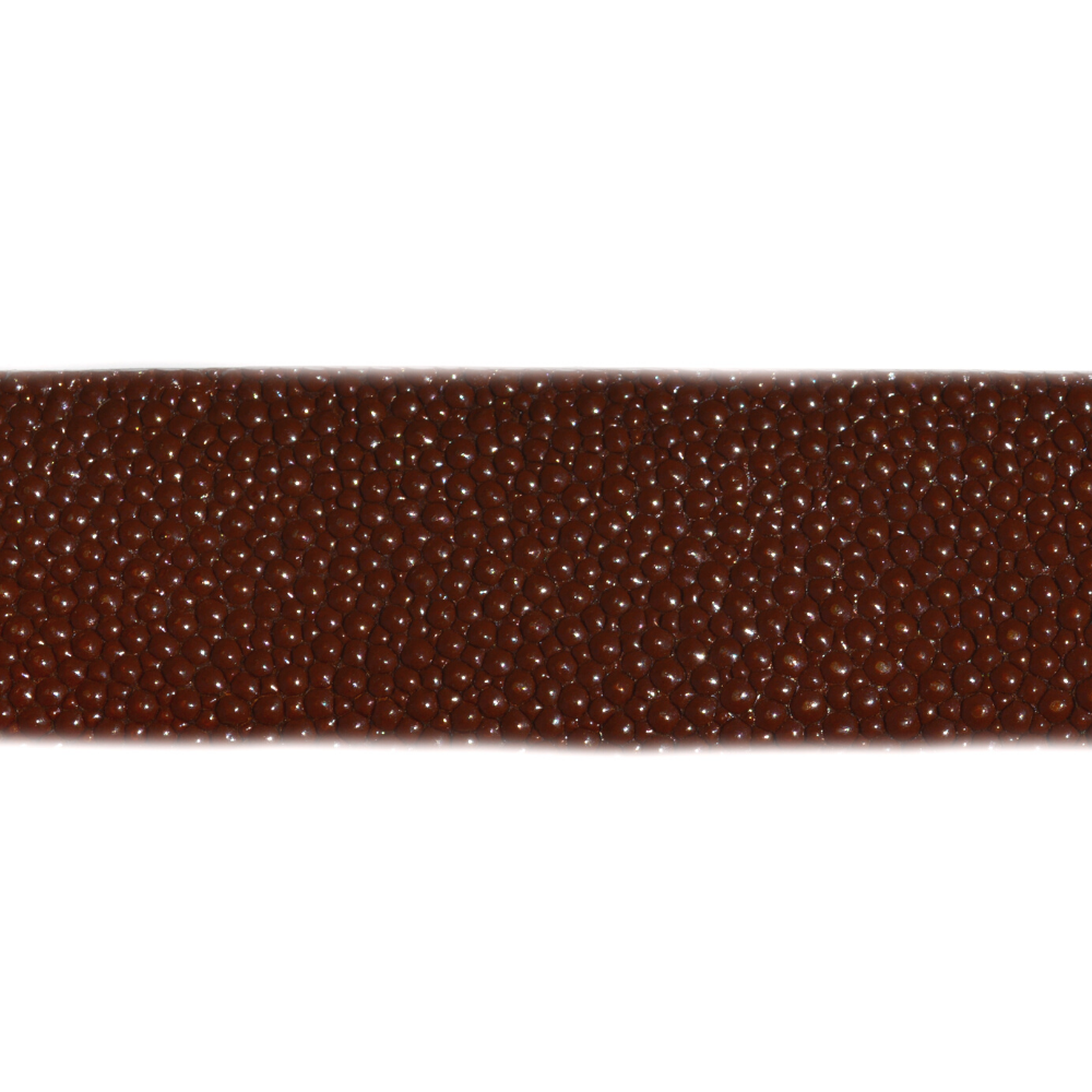 Cognac Stingray Belt Strap