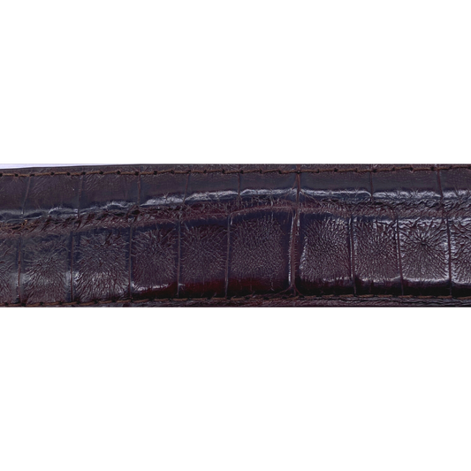 Brown Caiman Belt Strap