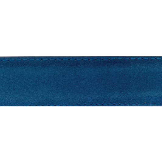 Royal Blue Suede Belt Strap