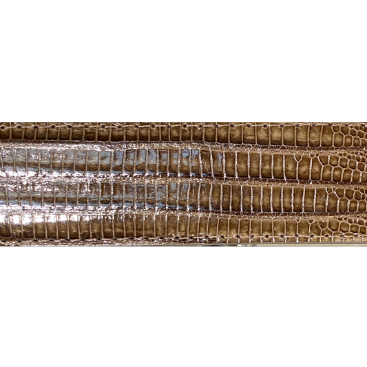 Taupe Lizard Belt Strap