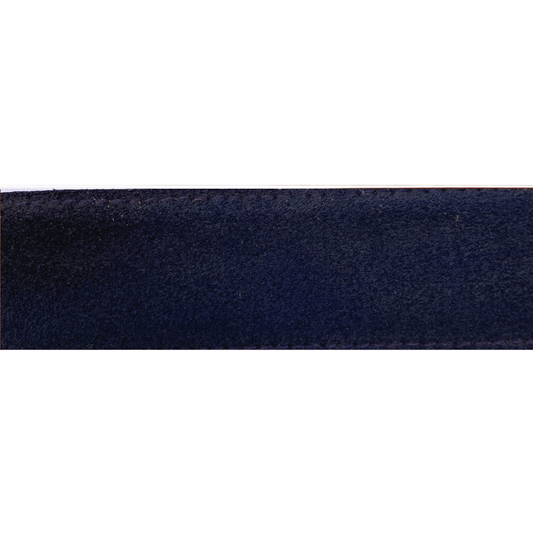 Navy Blue Suede Belt Strap