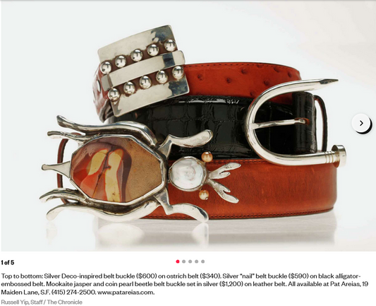 Pat Areias boutique adds a silver lining to belt buckles