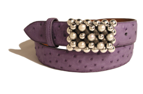 Sterling Silver Dots Buckle - B211