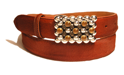 Pat Areias Sterling Silver Half Ball Buckle M211