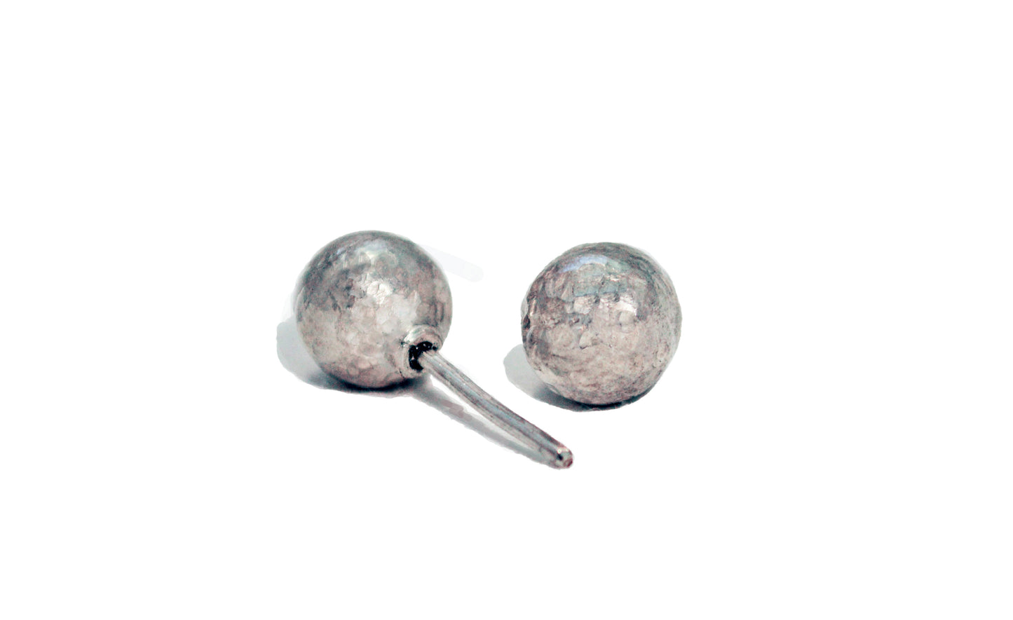 Pat Areias Sterling Silver Sphere Earrings E449