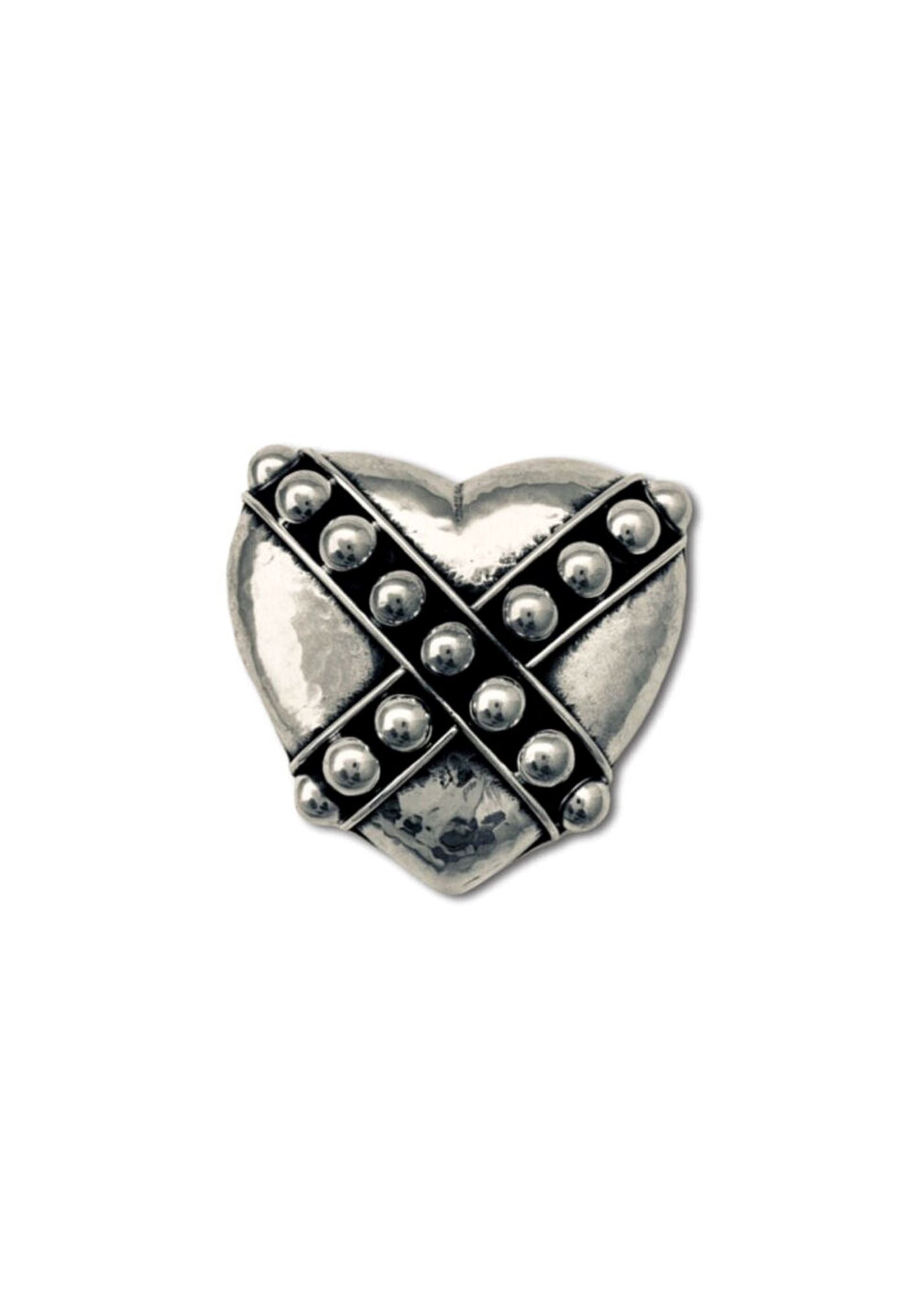 Pat Areias Sterling Silver "Cross My Heart" Buckle M787