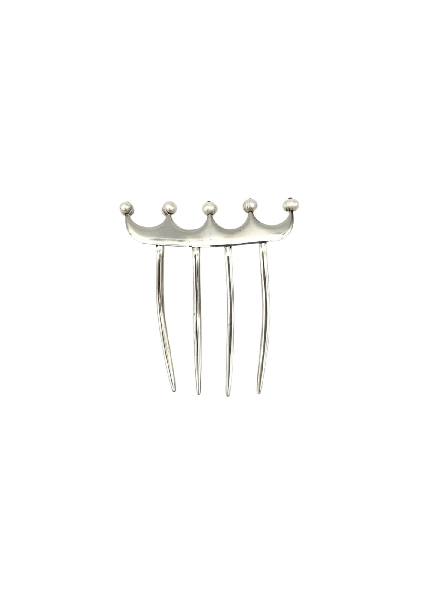 Pat Areias Sterling Silver Hair Comb H90DPEARL