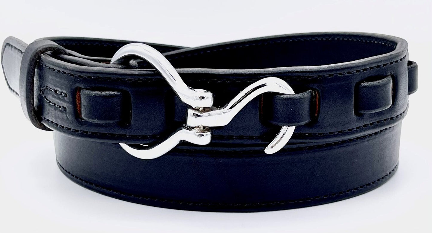 Hoof Pick Buckle with Leather Belt strap