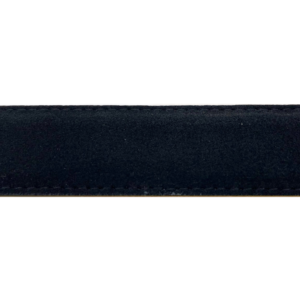 Black Suede Belt Strap