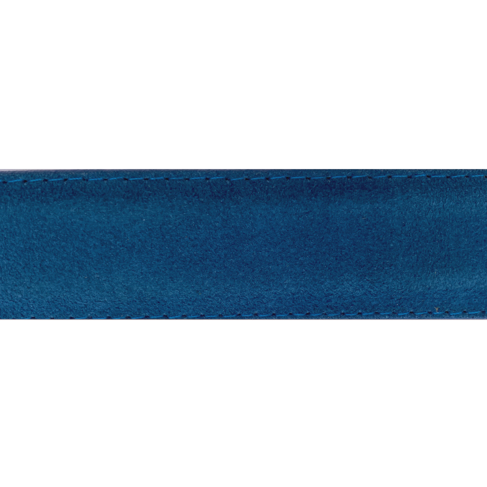 Royal Blue Suede Belt Strap