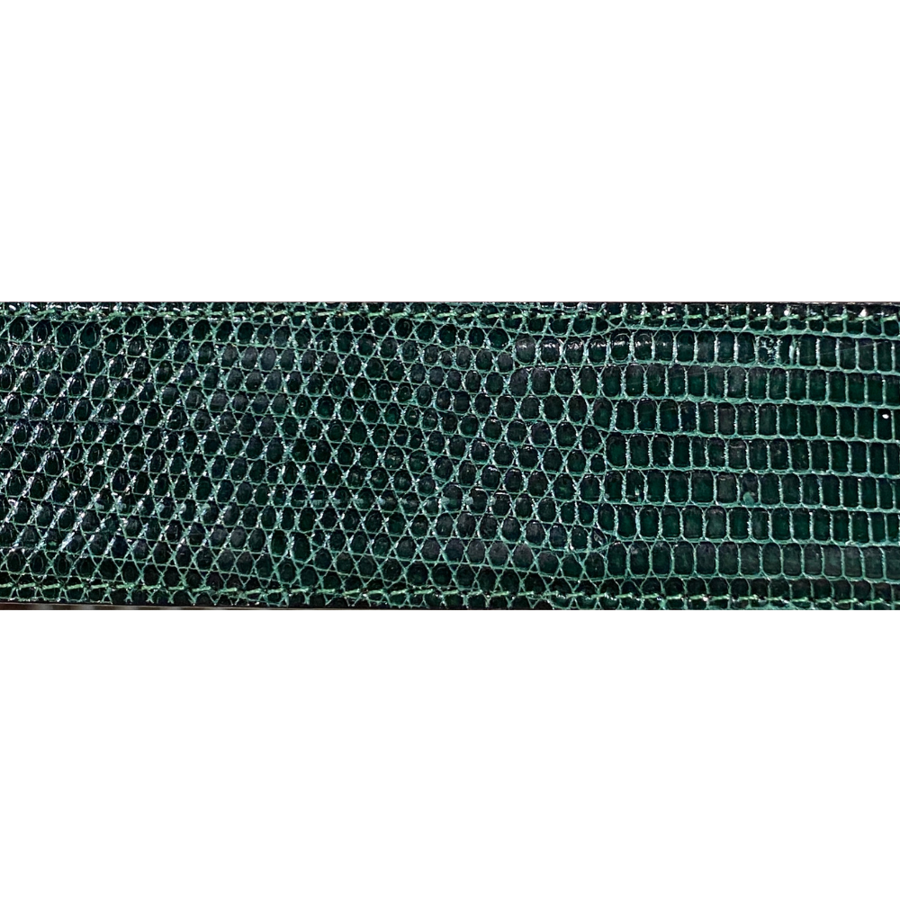 Green Lizard Belt Strap
